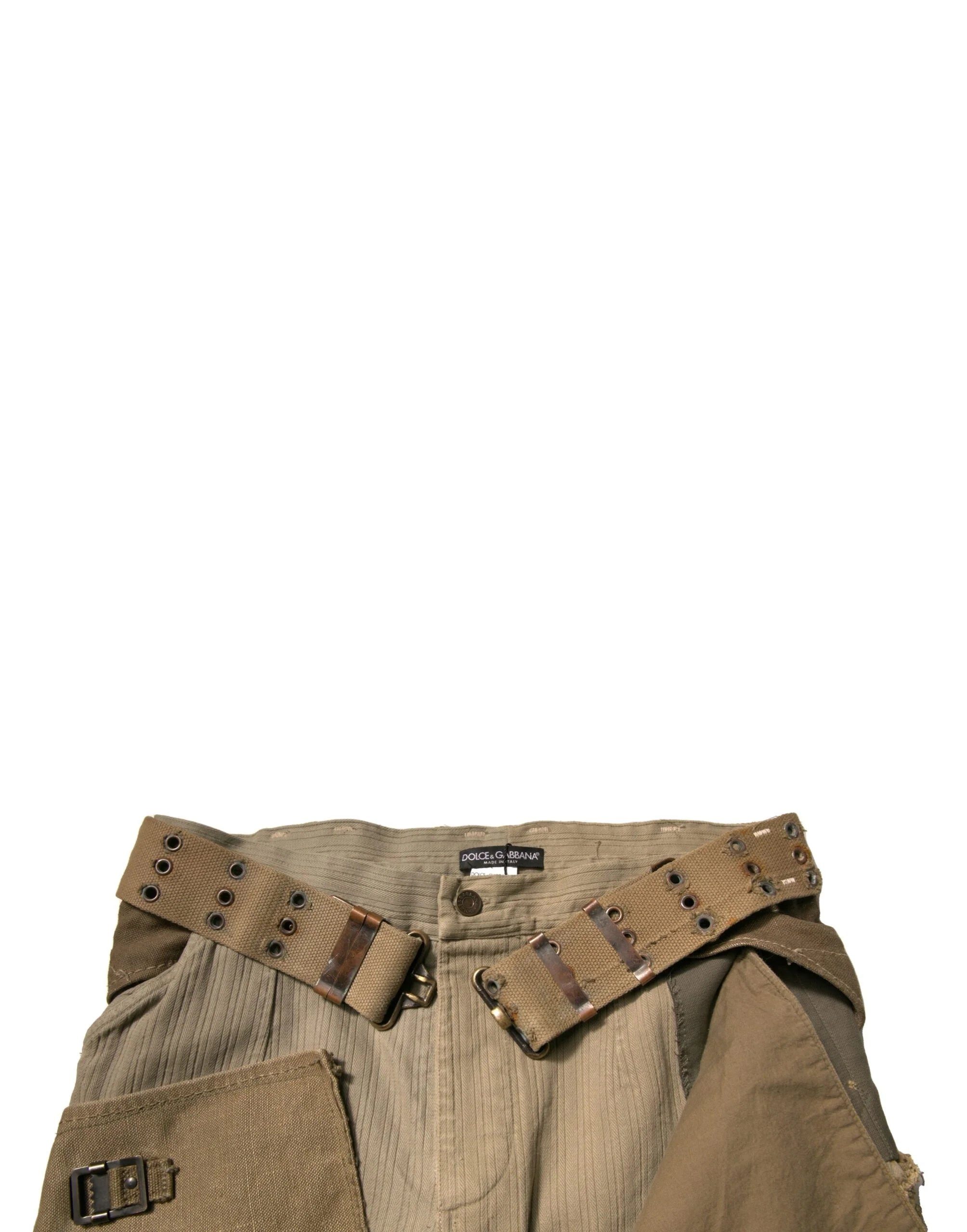 Dolce & Gabbana Multicolor Reconstructed Flight Cargo Pants - IT48 | M - Cargo Pants