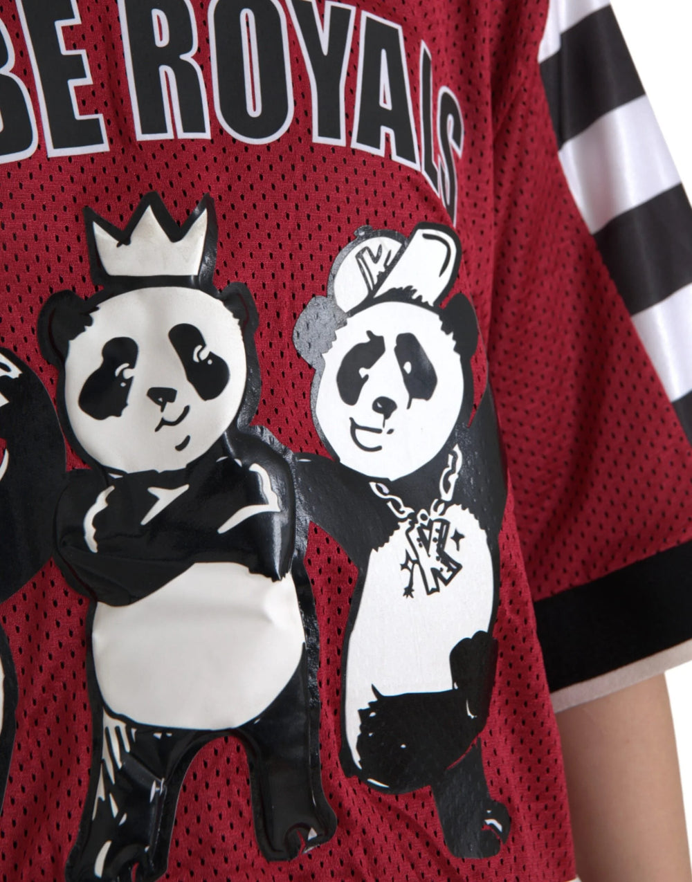 Dolce & Gabbana Multicolor Royals Panda Oversized T-shirt - IT46 | S - T-Shirts