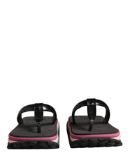 Dolce & Gabbana Multicolor Gumové Platformné Sandale - EU39/US8.5