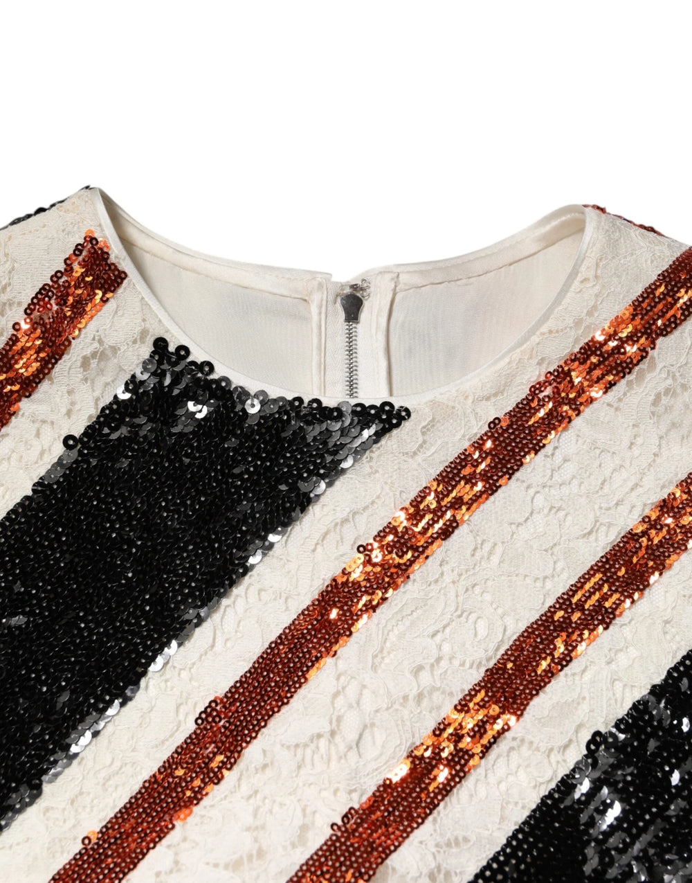 Dolce & Gabbana Multicolor Sequin Embellished Shift Dress - IT36|XXS - Dresses