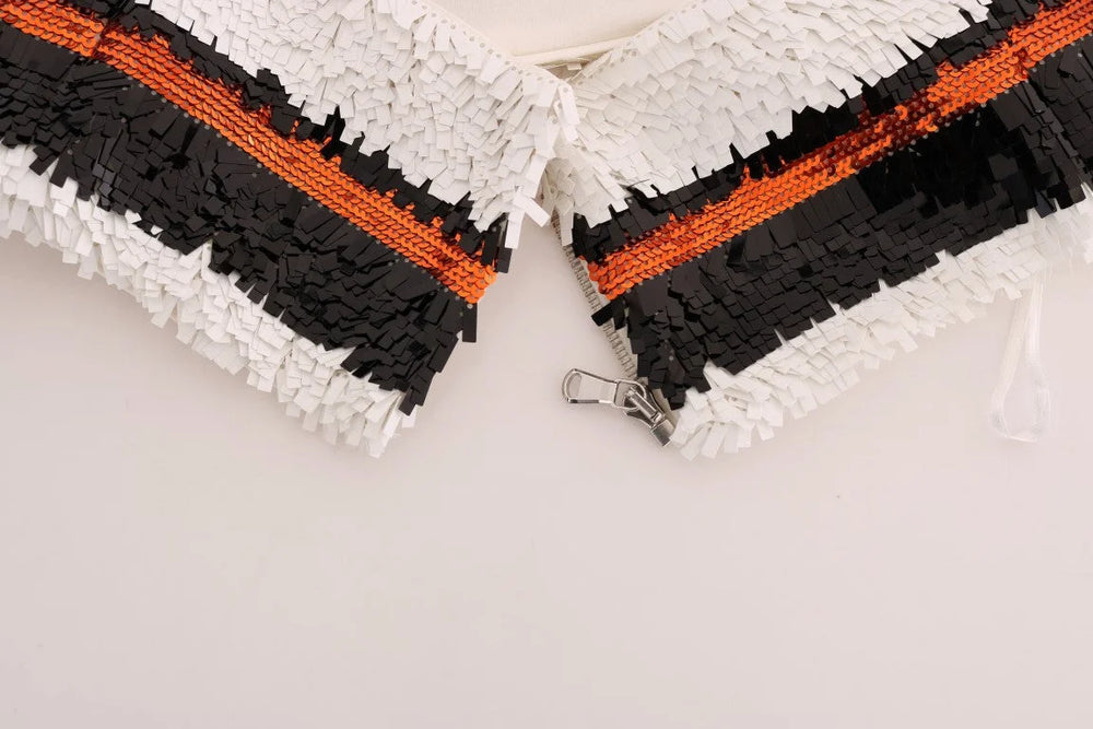 Dolce & Gabbana Multicolor Sequined Stretch Bustier Top - IT42|M - Tank Tops