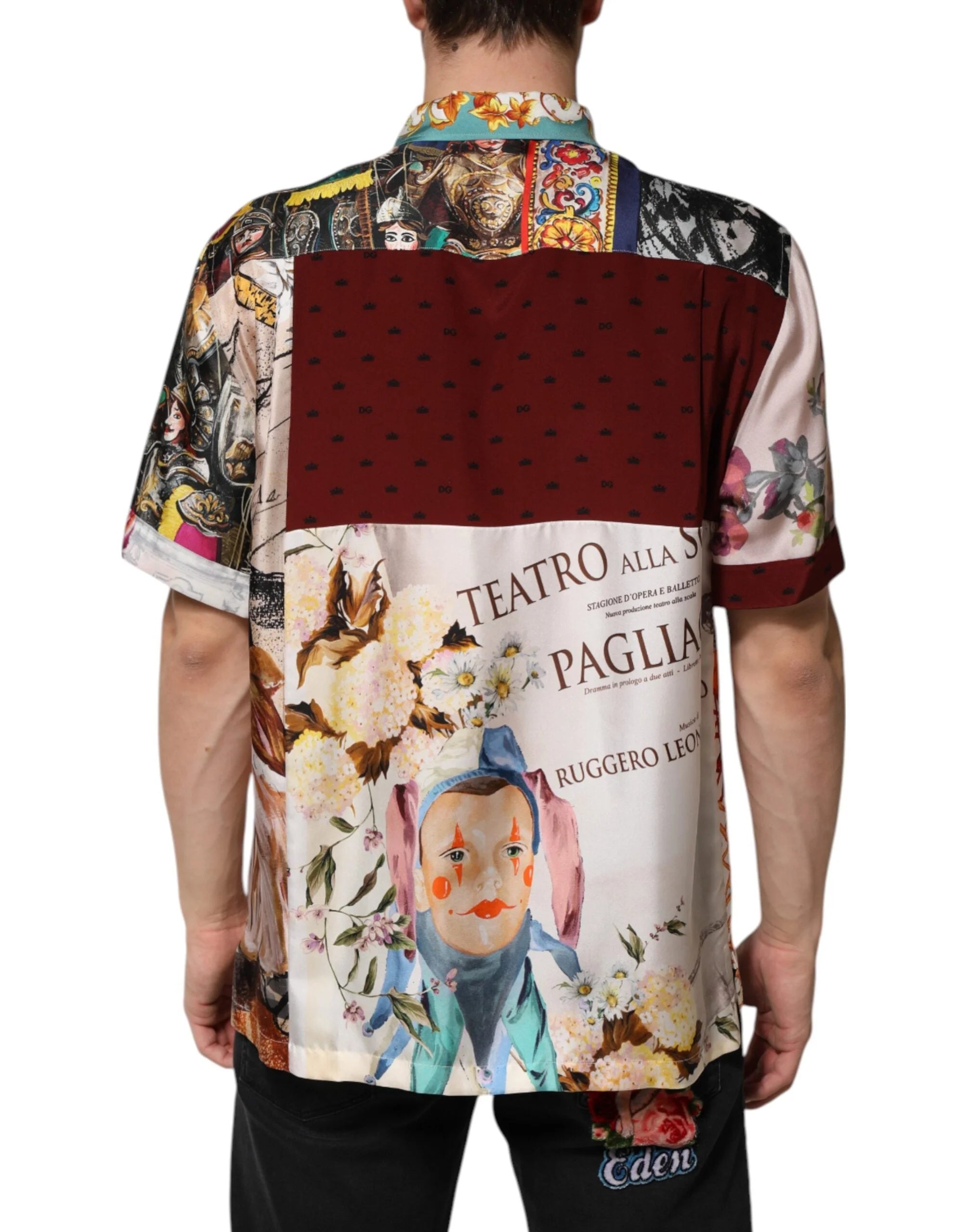 Dolce & Gabbana Multicolor Shell Print Hawaii Casual Shirt - IT39 | S