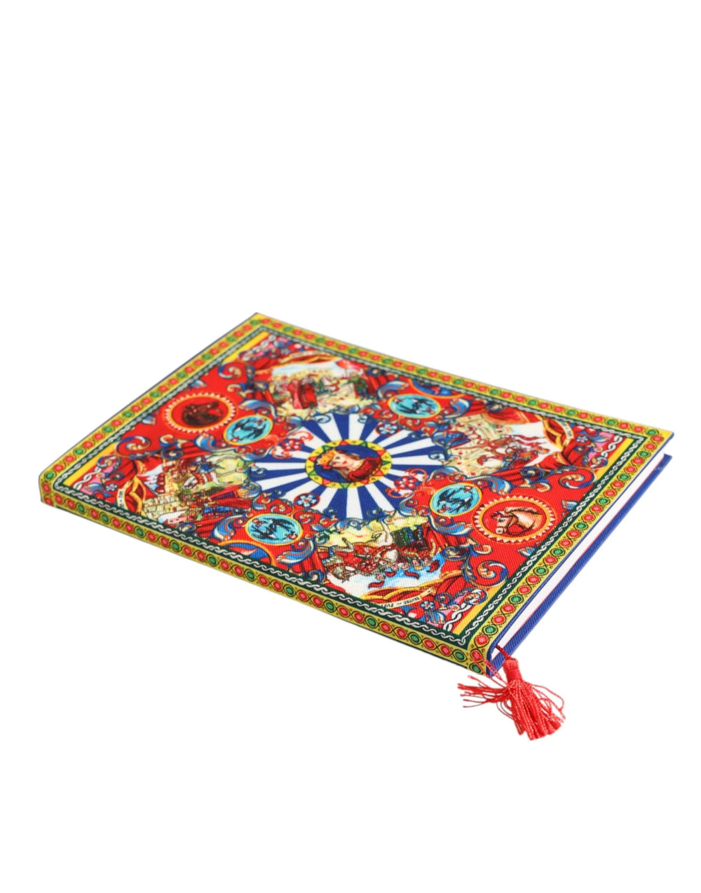 Dolce & Gabbana Multicolor Sicilian Carretto Print Journal Notebook - Journals