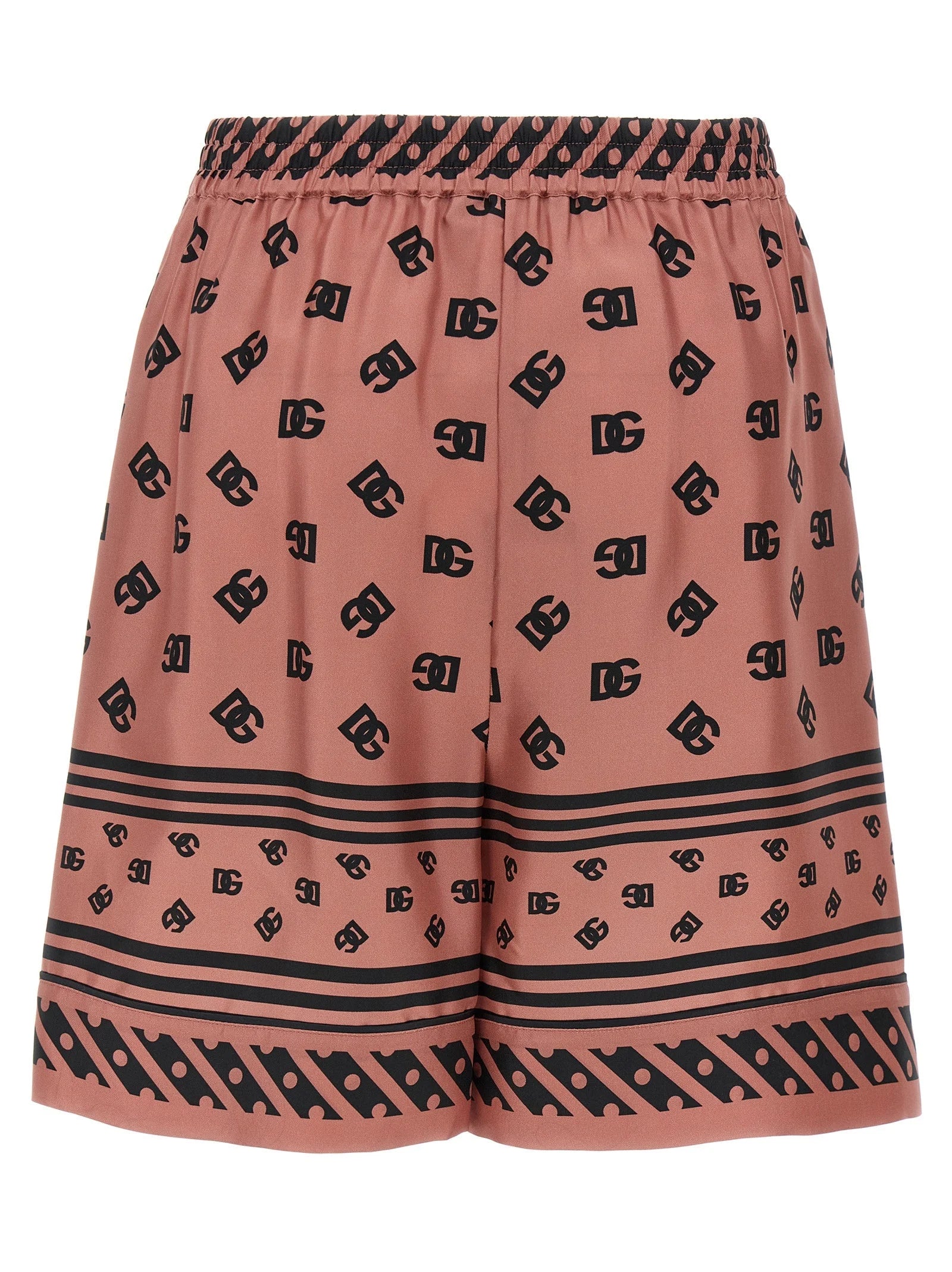 Dolce & Gabbana Multicolor Silk Bermuda Shorts - IT40