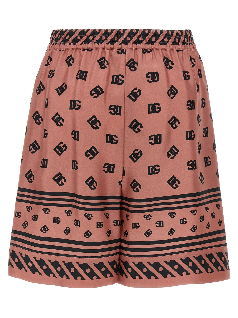 Dolce & Gabbana Multicolor Silk Bermuda Shorts - IT40