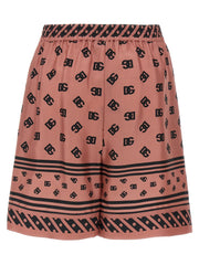 Dolce & Gabbana Multicolor Silk Bermuda Shorts - IT40