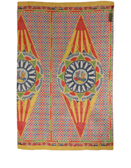 Dolce & Gabbana Multicolor Silk Carretto Print Stole Scarf