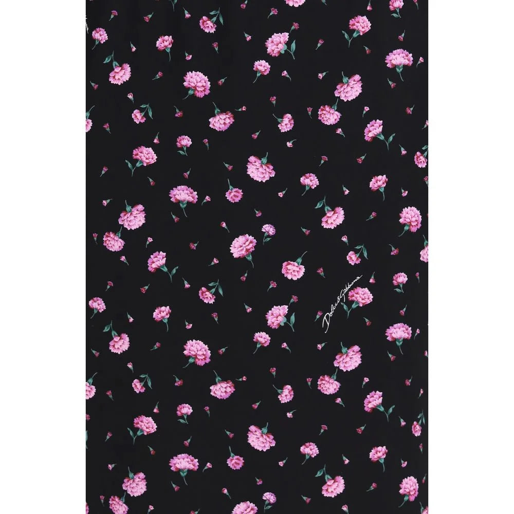 Dolce & Gabbana Multicolor Silk Casual Dress - IT40 | M