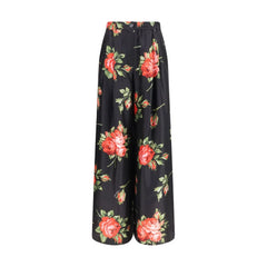 Dolce & Gabbana Multicolor Silk Casual Pants - IT44 | L