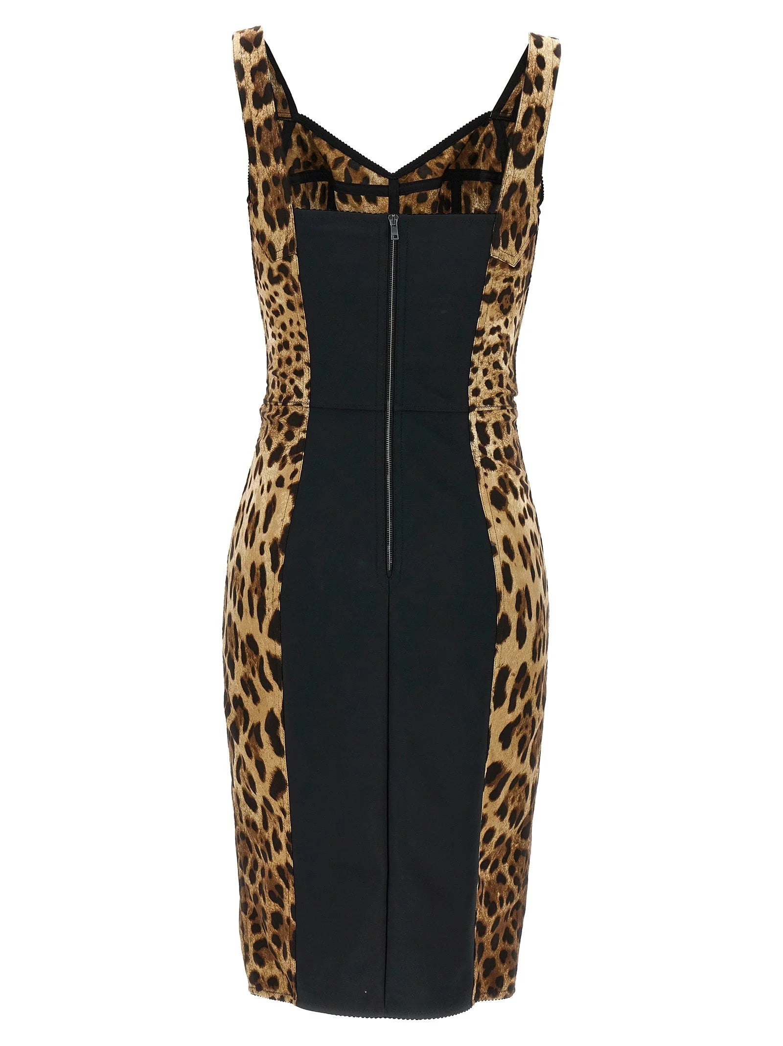 Dolce & Gabbana Multicolor Silk Cocktail Dress - IT42