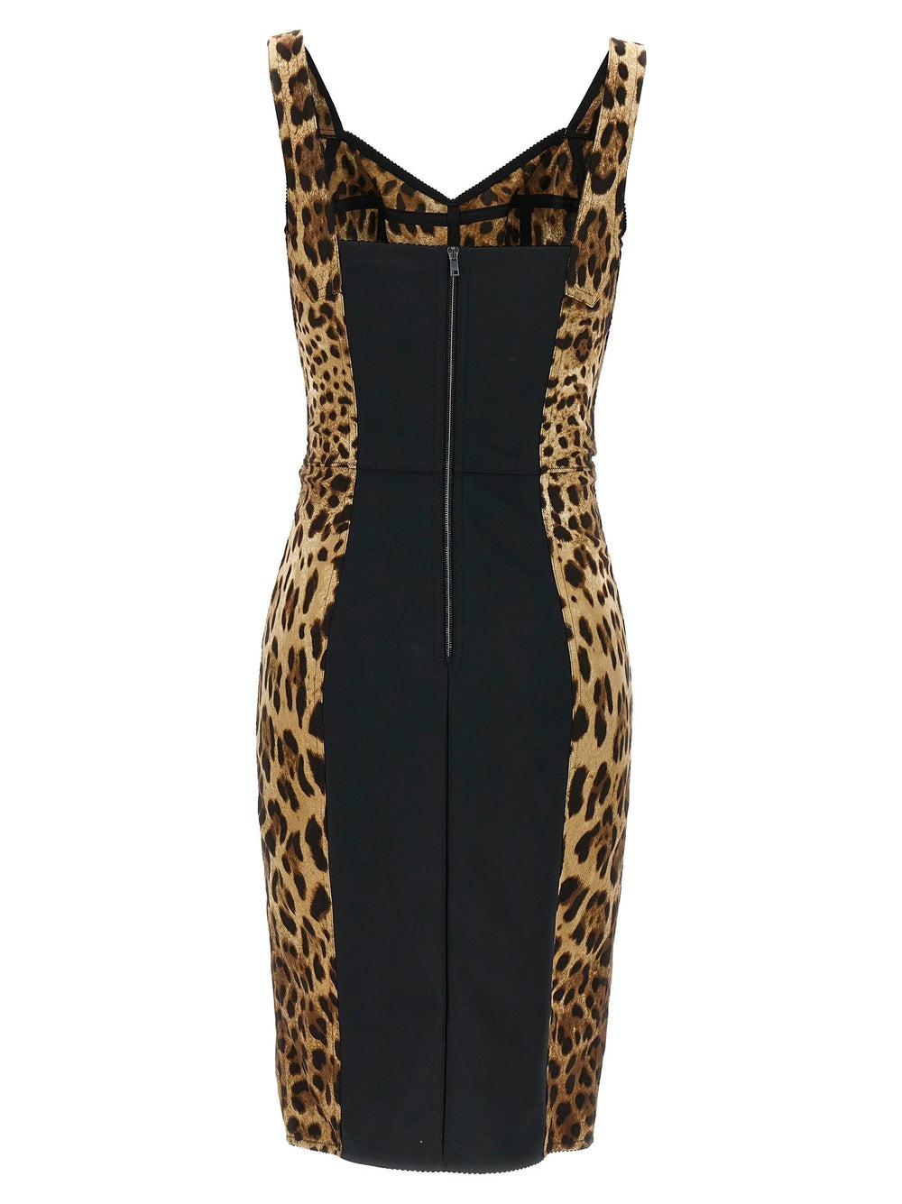Dolce & Gabbana Multicolor Silk Cocktail Dress - IT42
