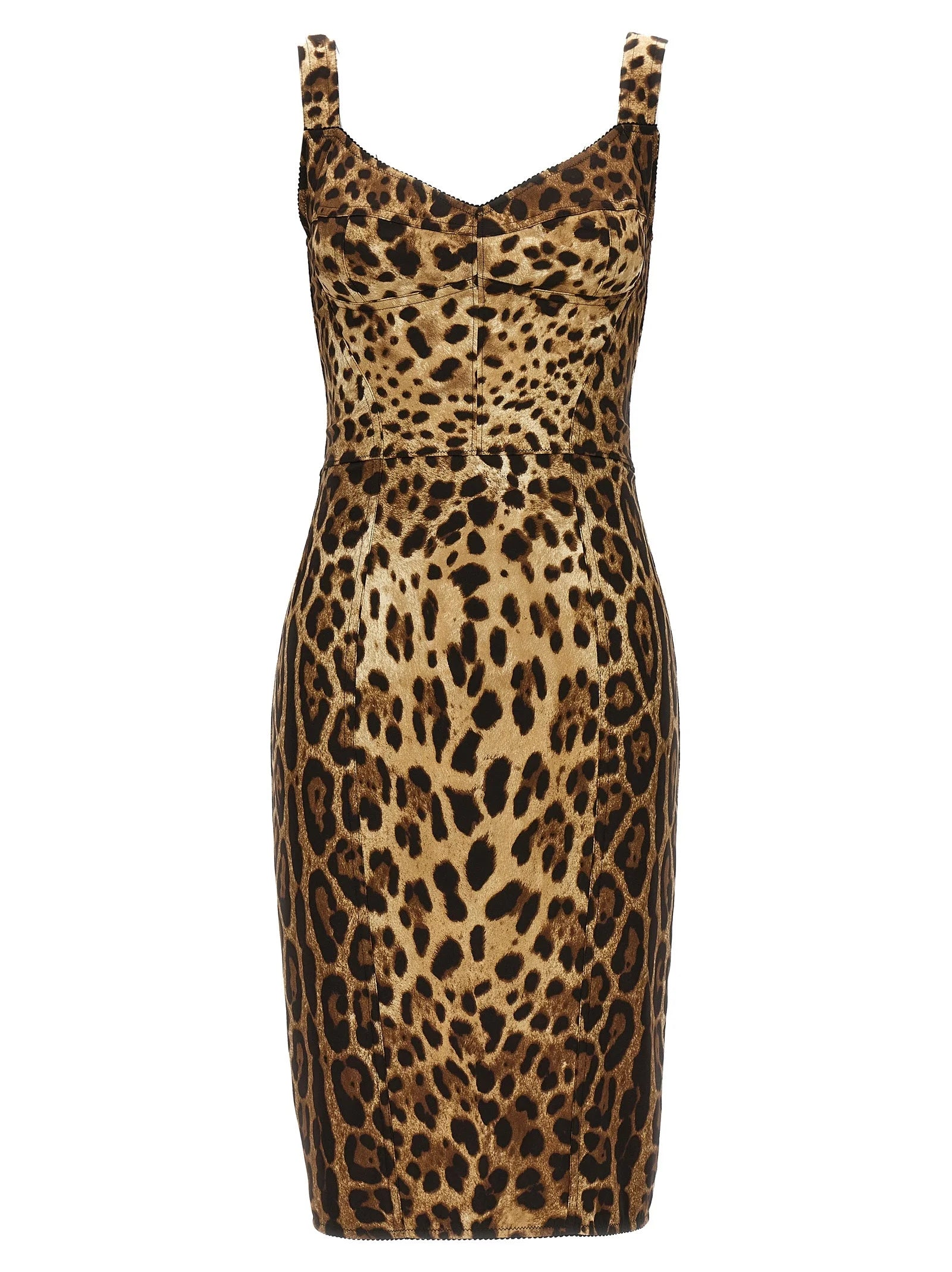Dolce & Gabbana Multicolor Silk Cocktail Dress - IT42