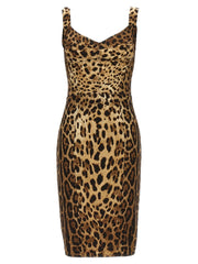 Dolce & Gabbana Multicolor Silk Cocktail Dress - IT42