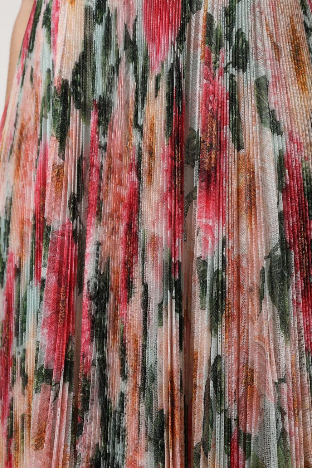 Dolce & Gabbana Multicolor Silk Floral High Waist Midi Skirt - Skirts