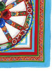Lenço de seda multicolorido Dolce & Gabbana