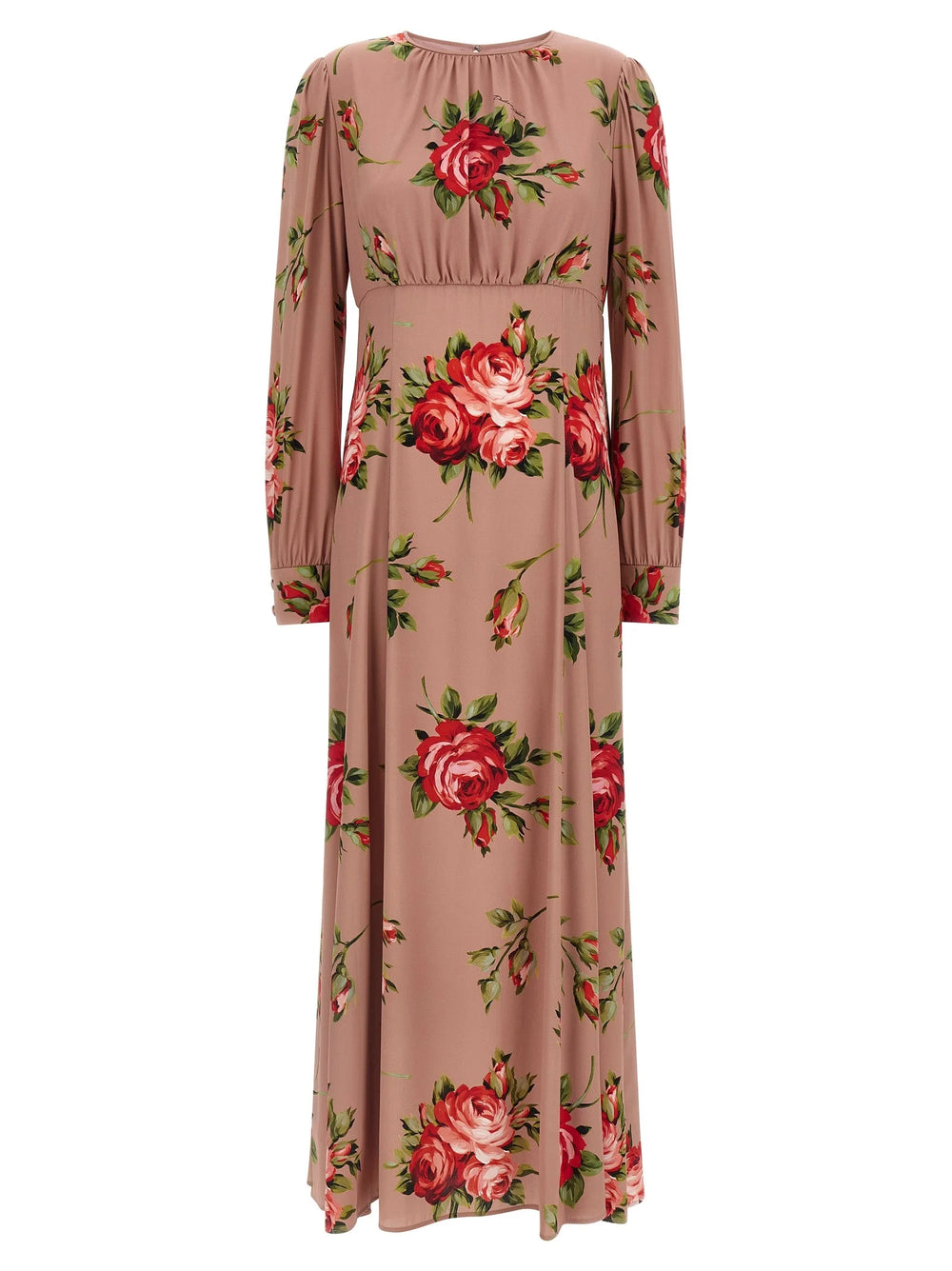 Dolce & Gabbana Multicolor Silk Long Dress