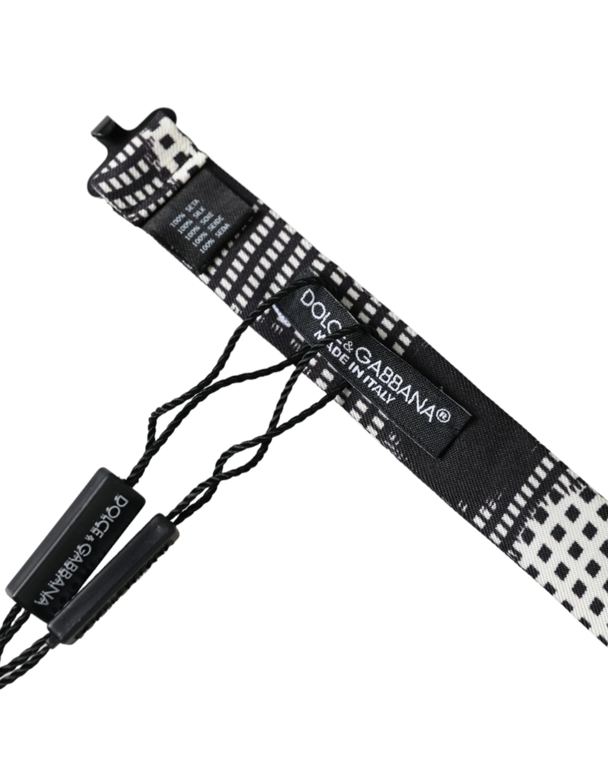 Dolce & Gabbana Multicolor Silk Polka Dot Adjustable Neck Men Papillon Bow Tie - Neckties