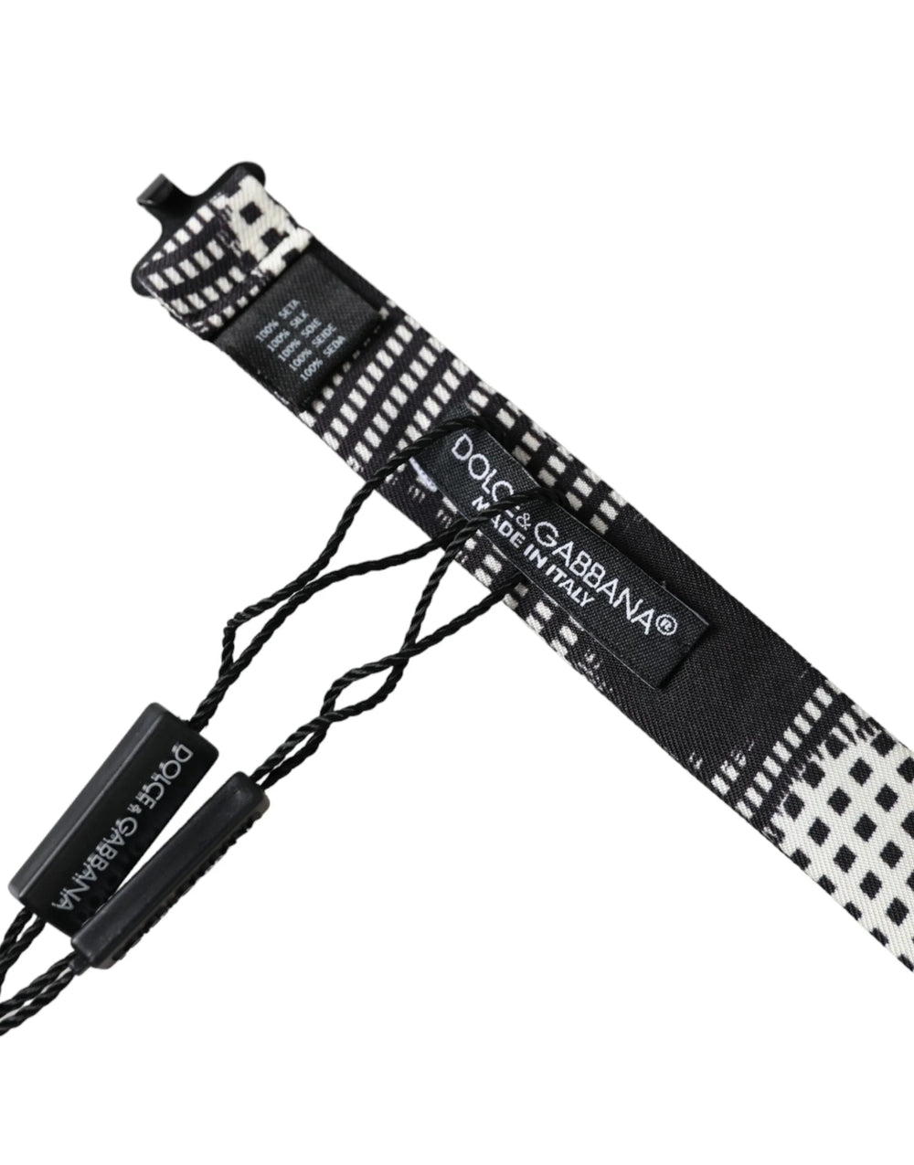 Dolce & Gabbana Multicolor Silk Polka Dot Adjustable Neck Men Papillon Bow Tie - Neckties