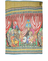 Dolce & Gabbana Multicolor Silk Printed Shawl Stole Scarf