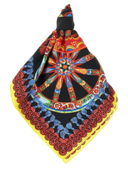 Dolce & Gabbana Lenço de seda multicolor