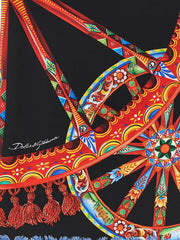 Dolce & Gabbana Lenço de seda multicolor