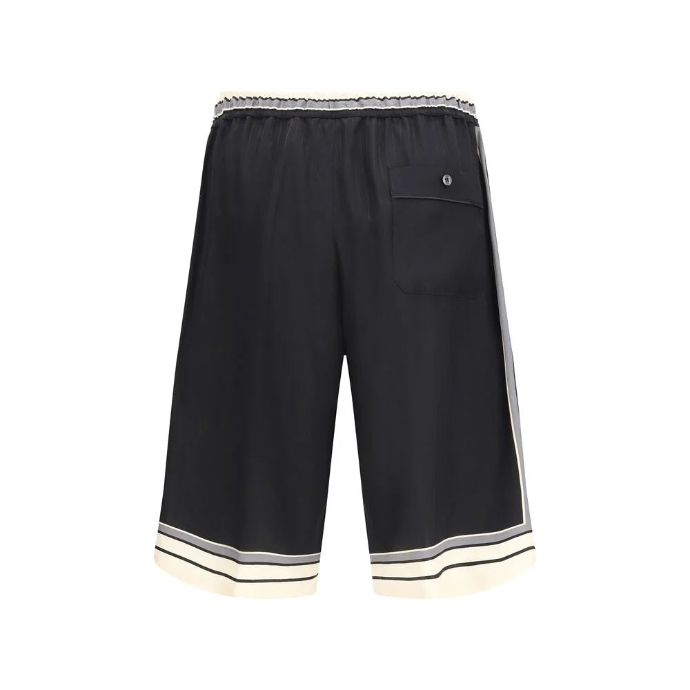 Dolce & Gabbana Multicolor Silk Shorts