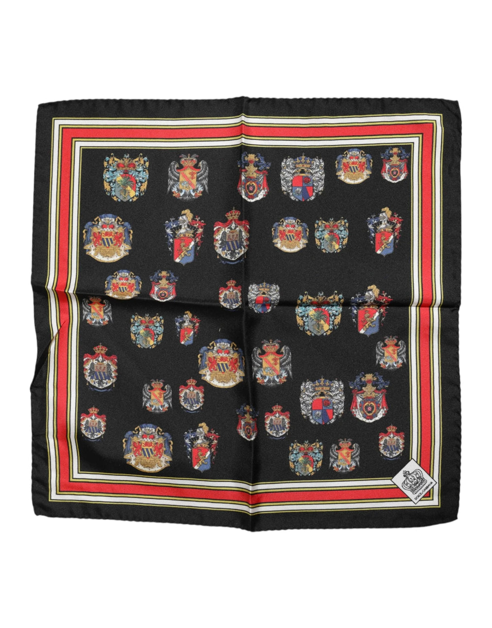 Dolce & Gabbana Multicolor Silk Square Men Foulard Scarf - Scarves & Shawls