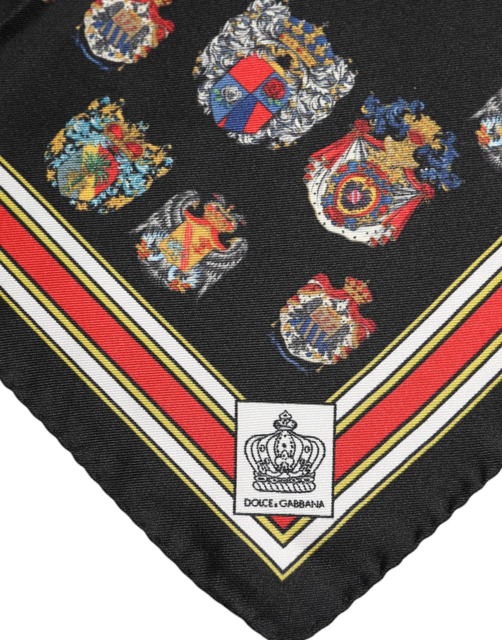 Dolce & Gabbana Multicolor Silk Square Men Foulard Scarf - Scarves & Shawls