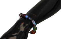 Dolce & Gabbana multicolor Silver Chain Brass Beaded Lobster Clasp Bracelet - Bracelets