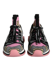Dolce & Gabbana Multicolor Sorrento Socks Logo Sneakers Shoes - EU36.5/US6 - Sneakers