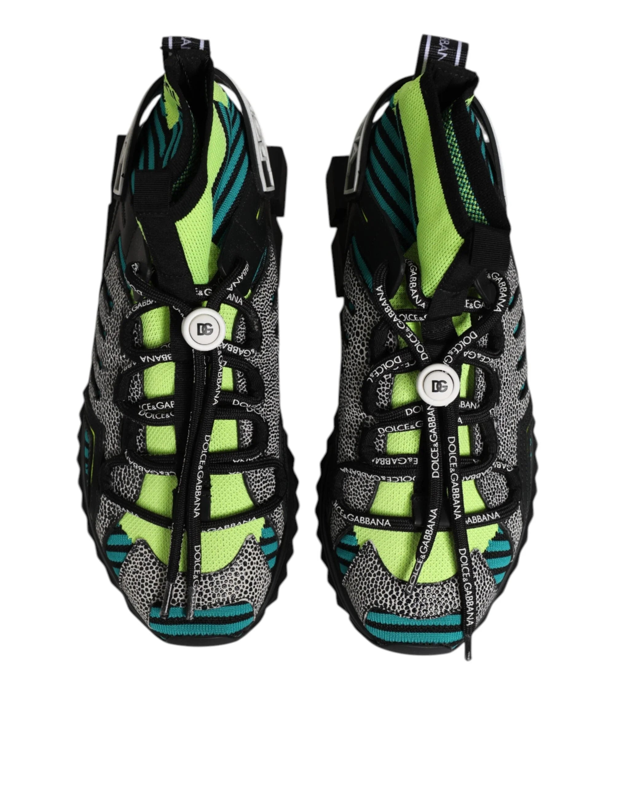 Dolce & Gabbana Multicolor Sorrento Socks Men Sneakers Shoes - EU40/US7 - Sneakers