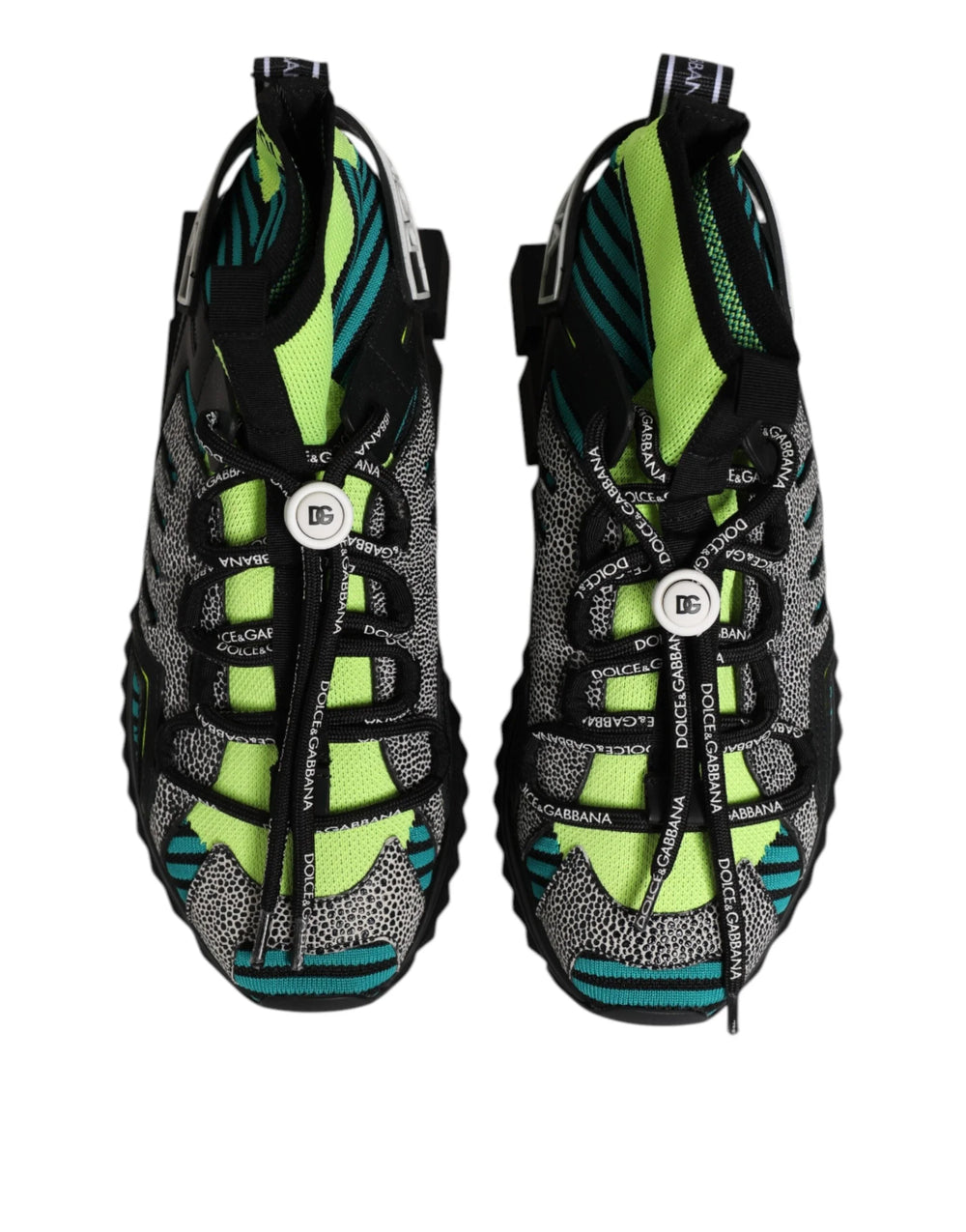 Dolce & Gabbana Multicolor Sorrento Socks Men Sneakers Shoes - EU40/US7 - Sneakers