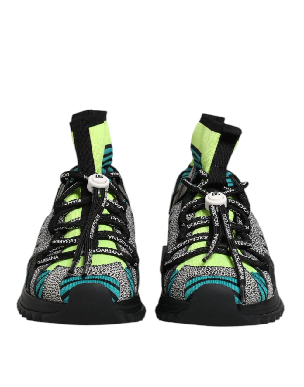 Dolce & Gabbana Multicolor Sorrento Socks Men Sneakers Shoes - EU40/US7