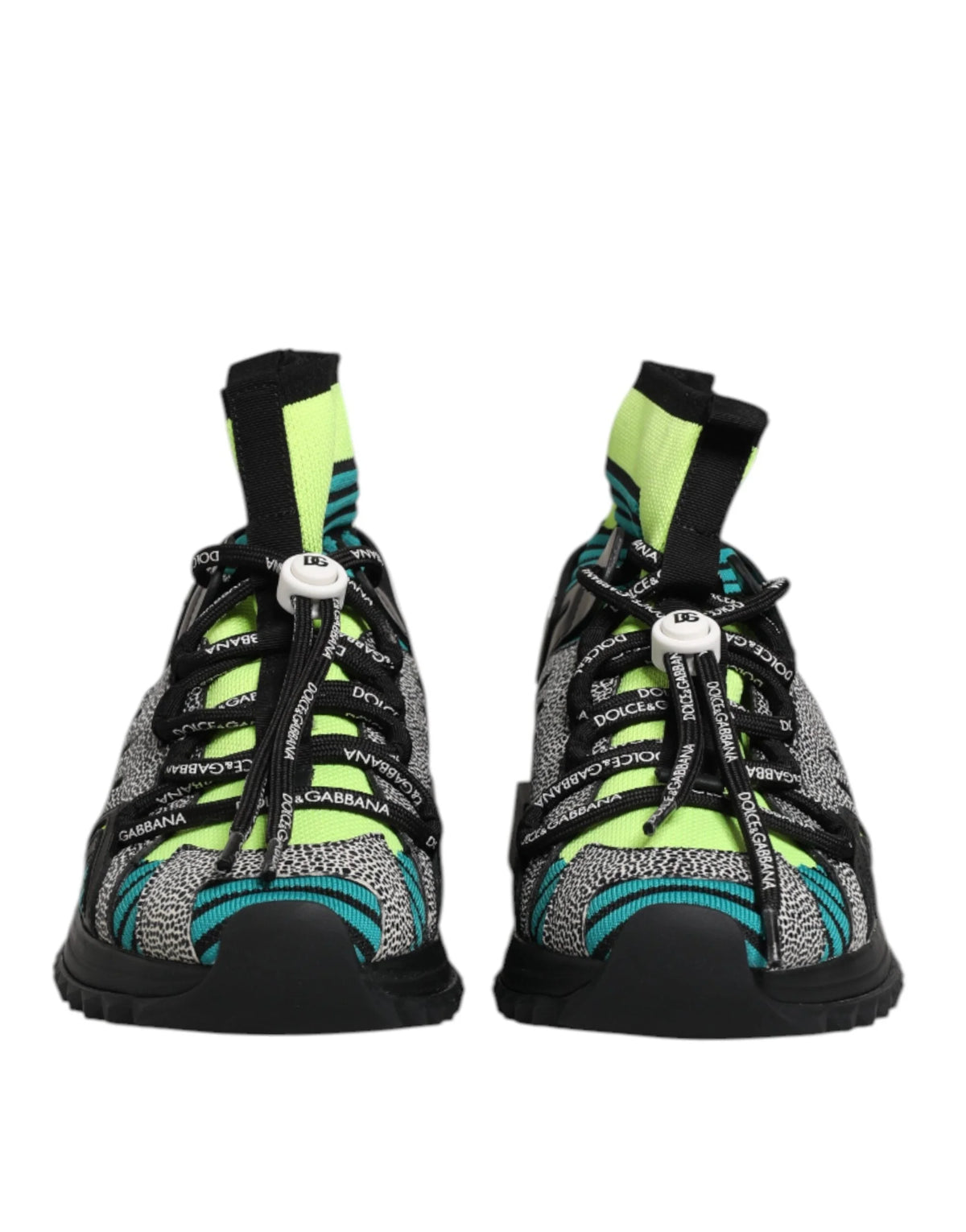 Dolce & Gabbana Multicolor Sorrento Socks Men Sneakers Shoes - EU40/US7