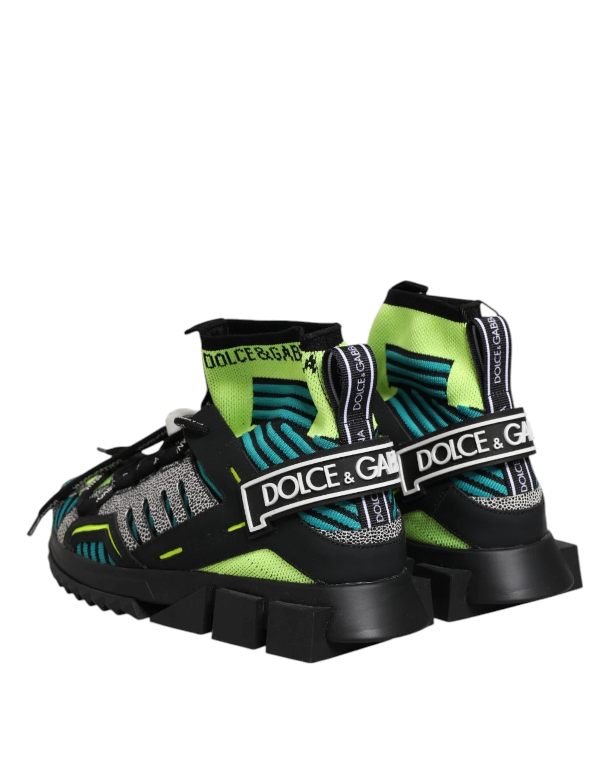 Dolce & Gabbana Multicolor Sorrento Socks Men Sneakers Shoes - EU40/US7 - Sneakers