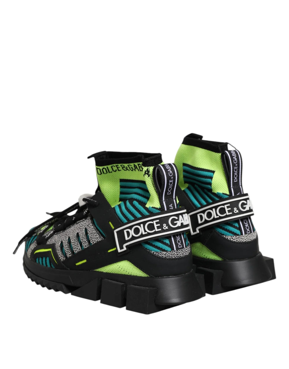 Dolce & Gabbana Multicolor Sorrento Socks Men Sneakers Shoes - EU40/US7 - Sneakers