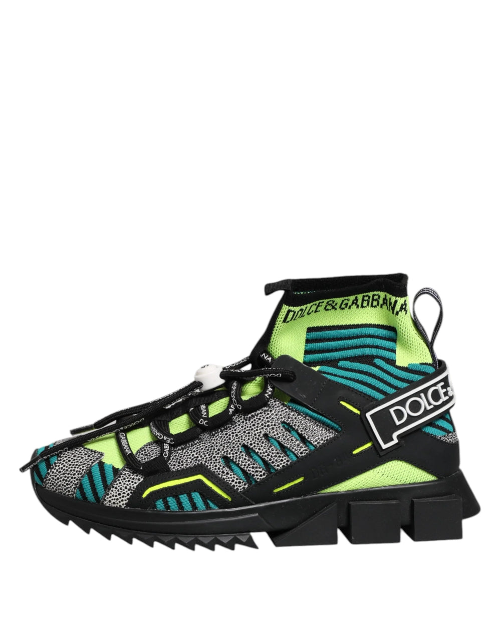 Dolce & Gabbana Multicolor Sorrento Socks Men Sneakers Shoes - EU40/US7 - Sneakers