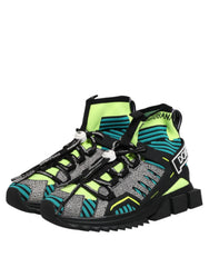 Dolce & Gabbana Multicolor Sorrento Socks Men Sneakers Shoes - EU40/US7 - Sneakers