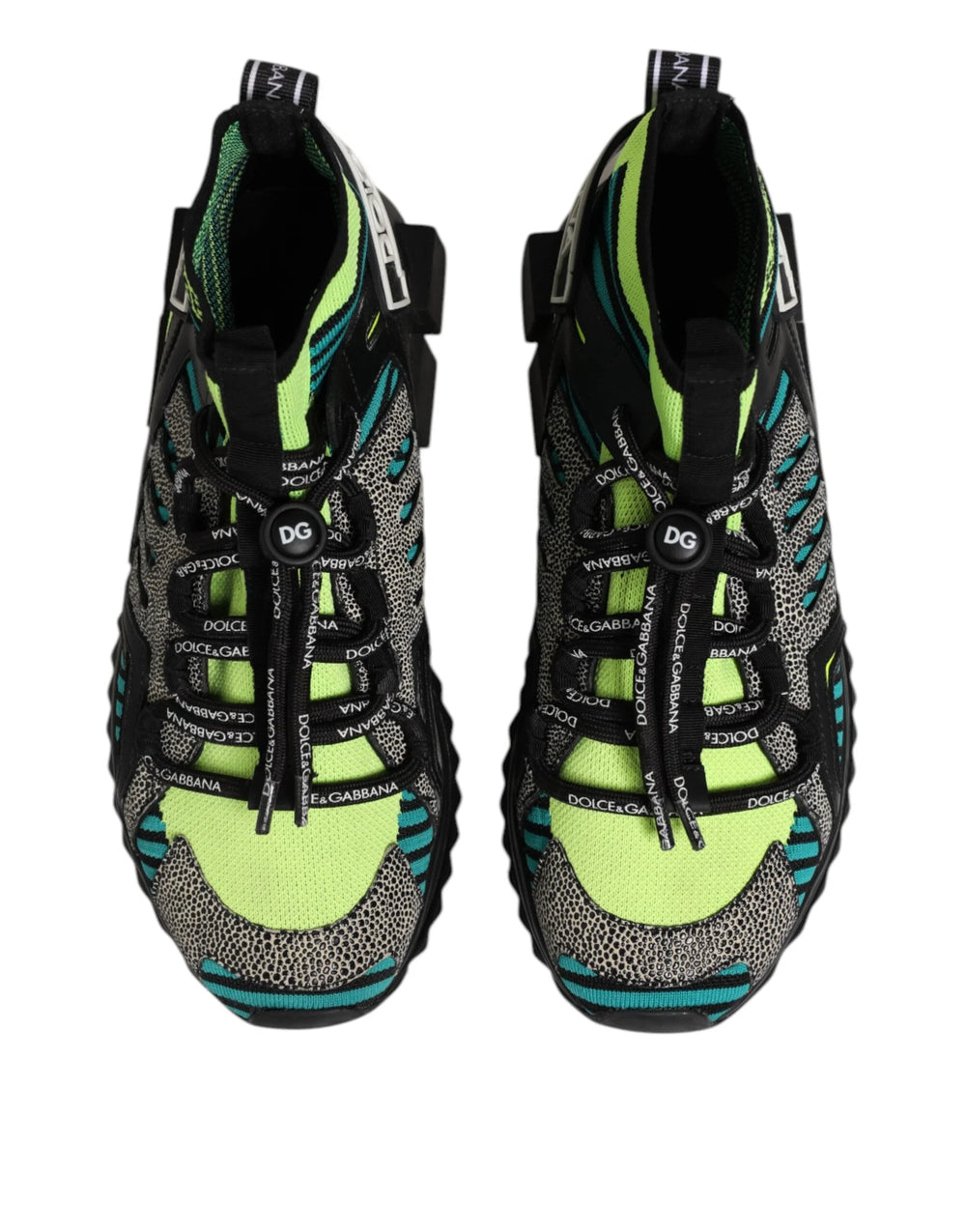 Dolce & Gabbana Multicolor Sorrento Socks Men Sneakers Shoes - EU44/US11 - Sneakers