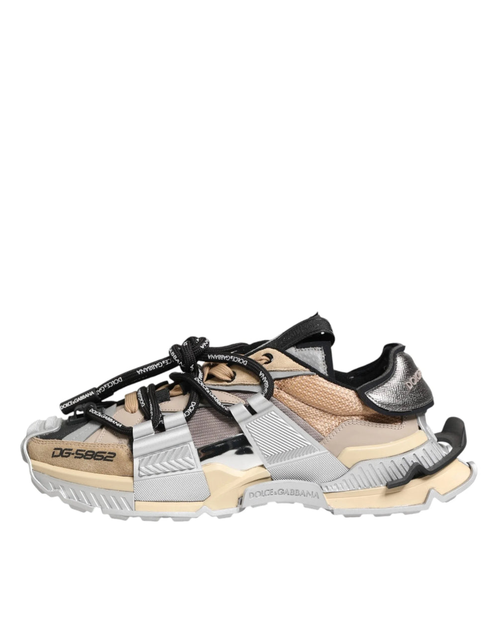 Dolce & Gabbana Multicolor SPACE Low Top Men Sneakers Shoes - EU42/US9