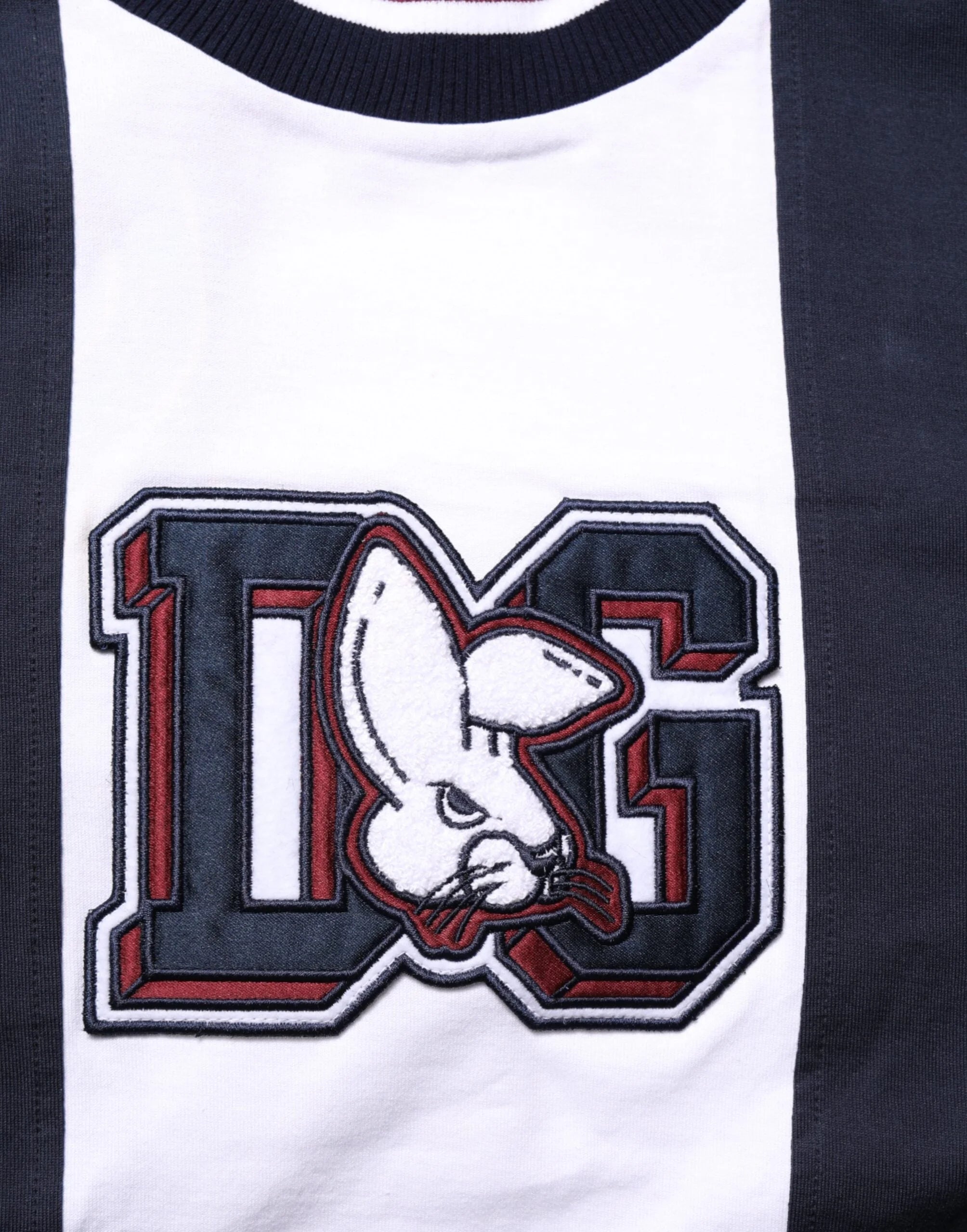 Dolce & Gabbana Multicolor Striped Cotton Men Crew Neck T-shirt - M - T-Shirts