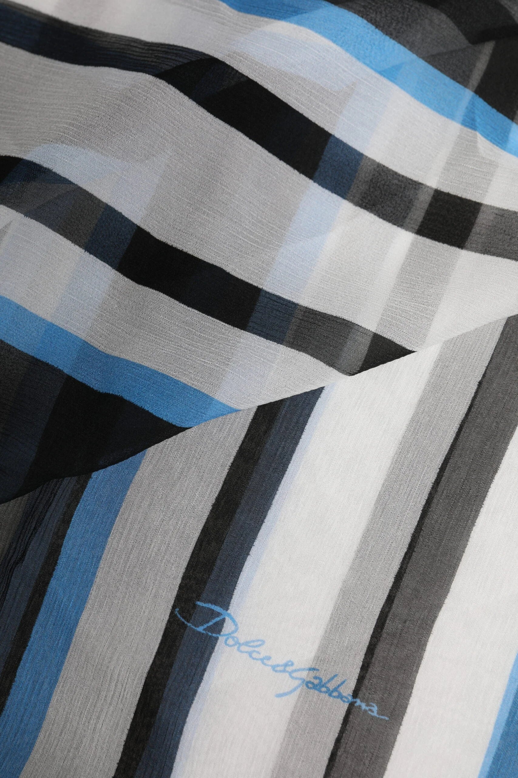 Dolce & Gabbana Multicolor Striped Neck Warmer Wrap Scarf - Neck Gaiters