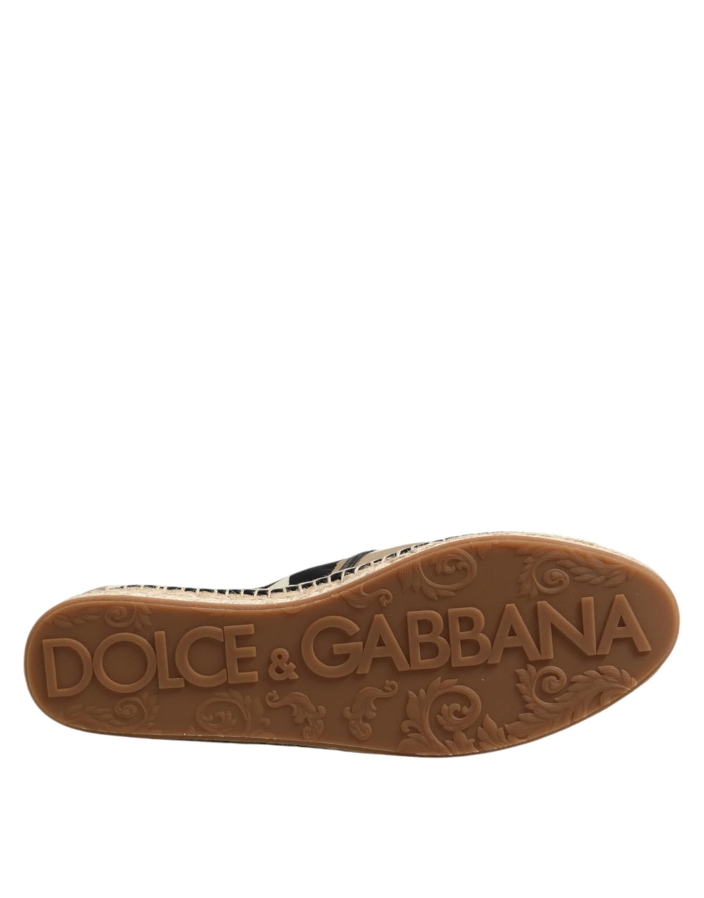 Dolce & Gabbana Multicolor Stripes Canvas Flat Espadrille Shoes - EU41/US8 - Flats