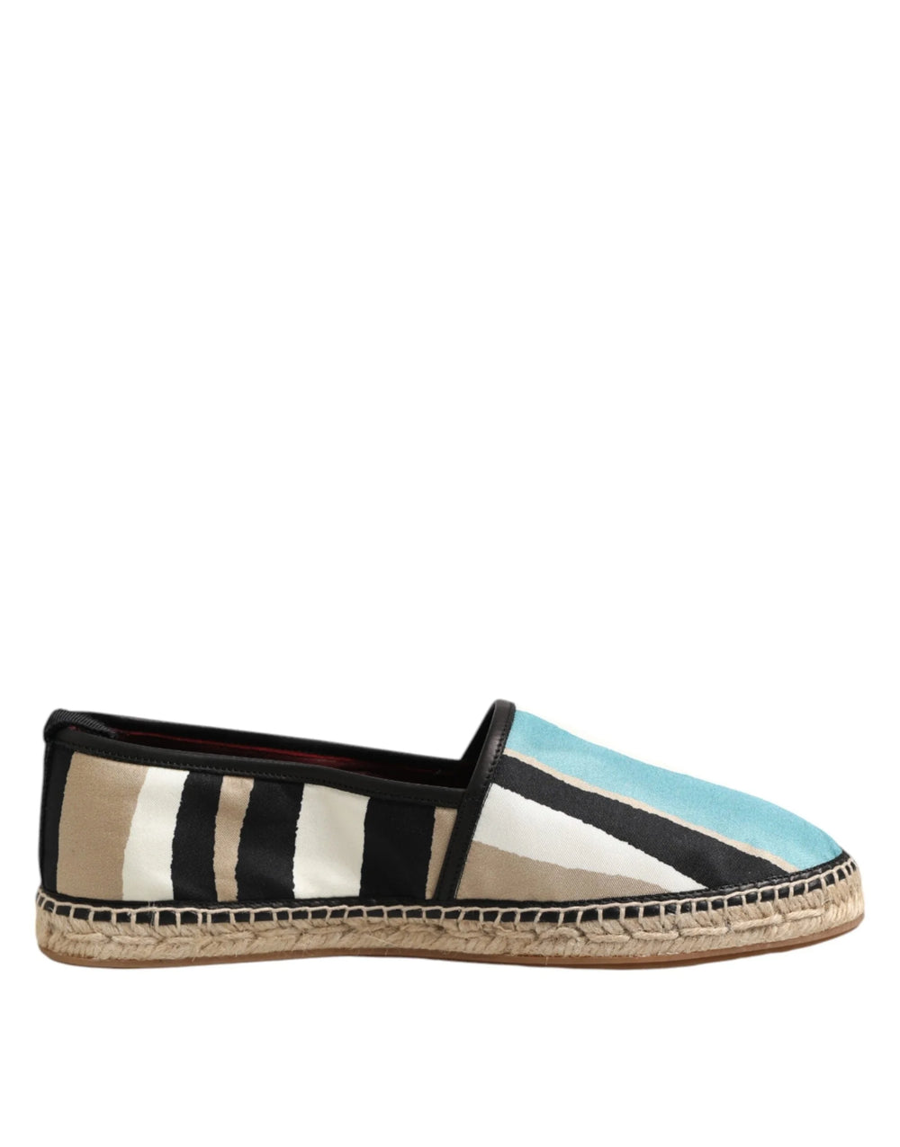 Dolce & Gabbana Multicolor Stripes Canvas Flat Espadrille Shoes - EU41/US8 - Flats