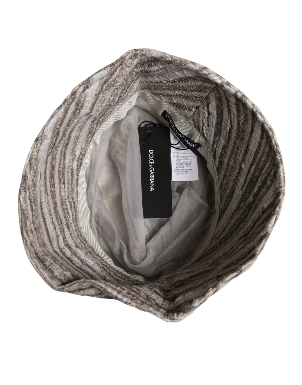 Dolce & Gabbana Multicolor Stripes Cotton Bucket Cap - 58 cm|M
