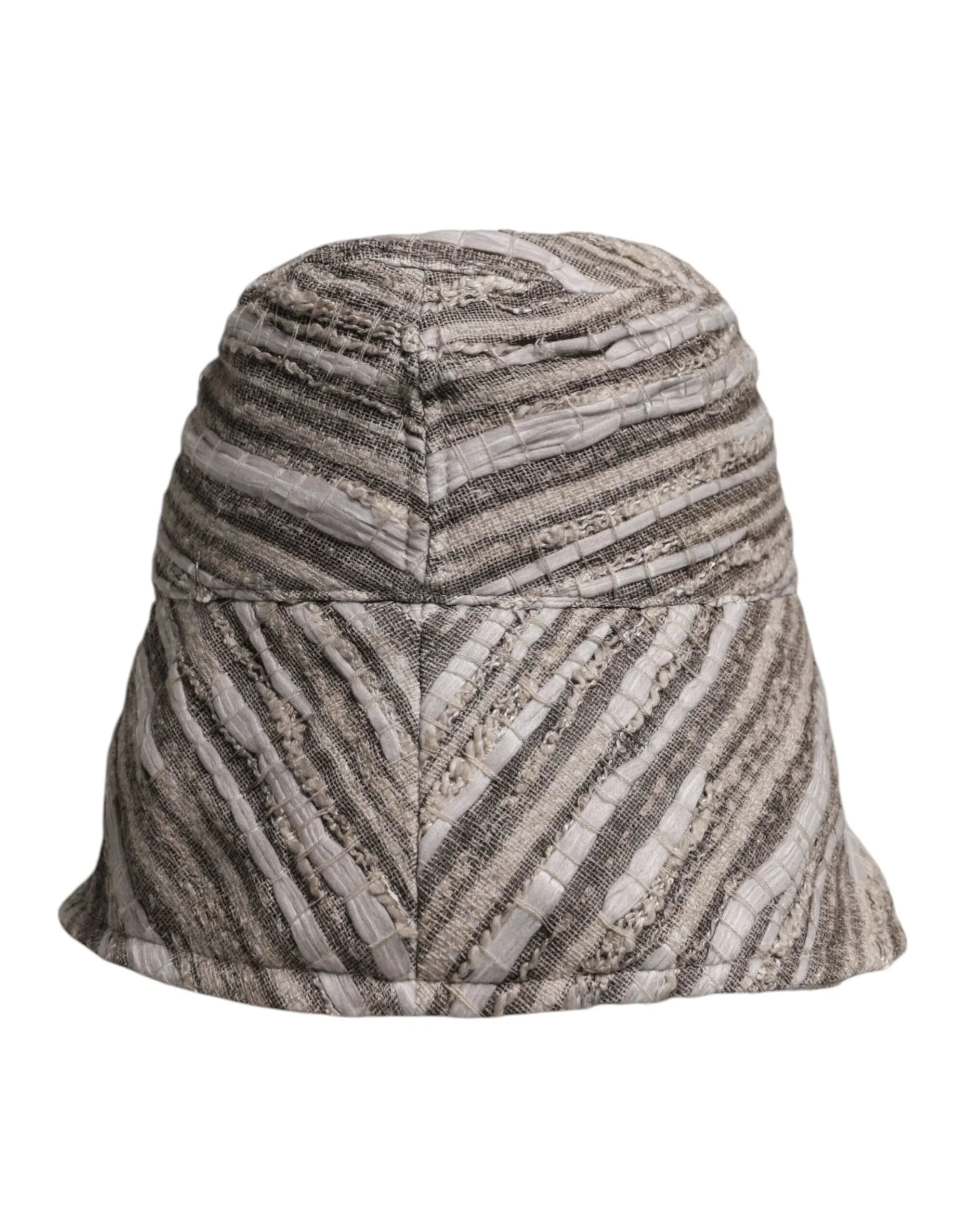 Dolce & Gabbana Multicolor Stripes Cotton Bucket Cap - 58 cm|M