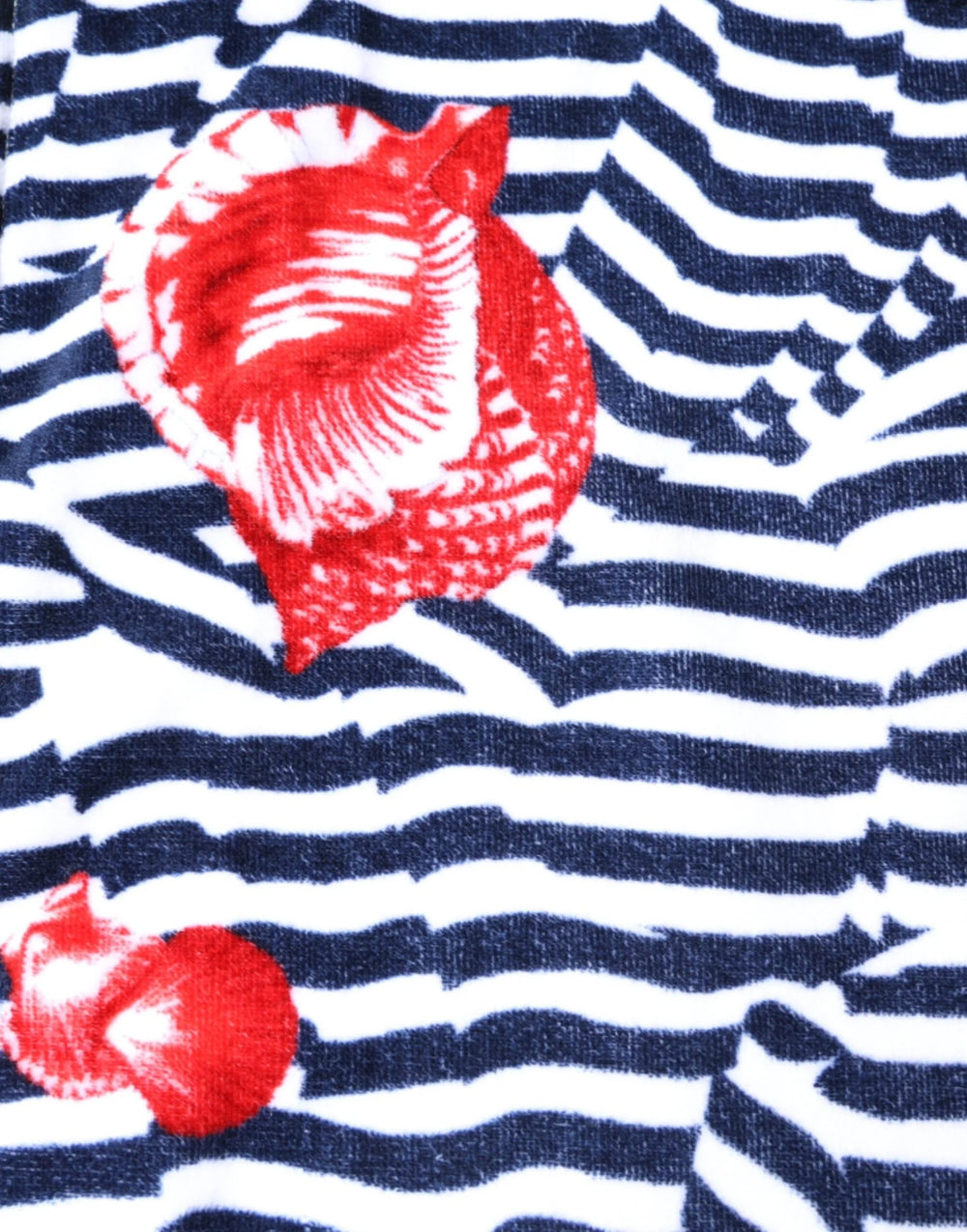 Dolce & Gabbana Multicolor Stripes Seashells Beach Towel - Beach Towels