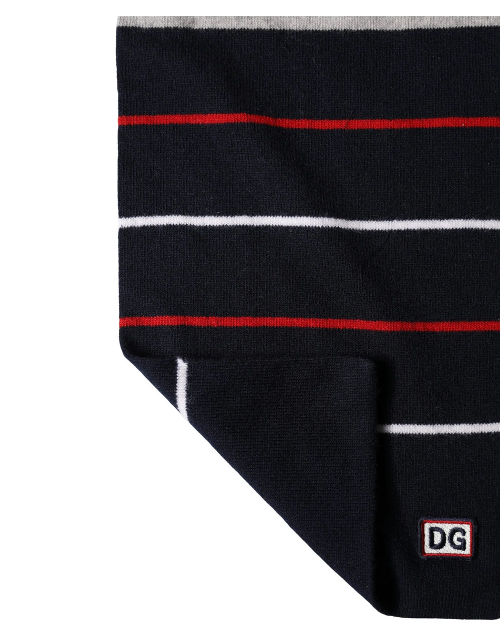 Dolce & Gabbana Multicolor Stripes Shawl Neck Wrap 119cm x 20cm Scarf
