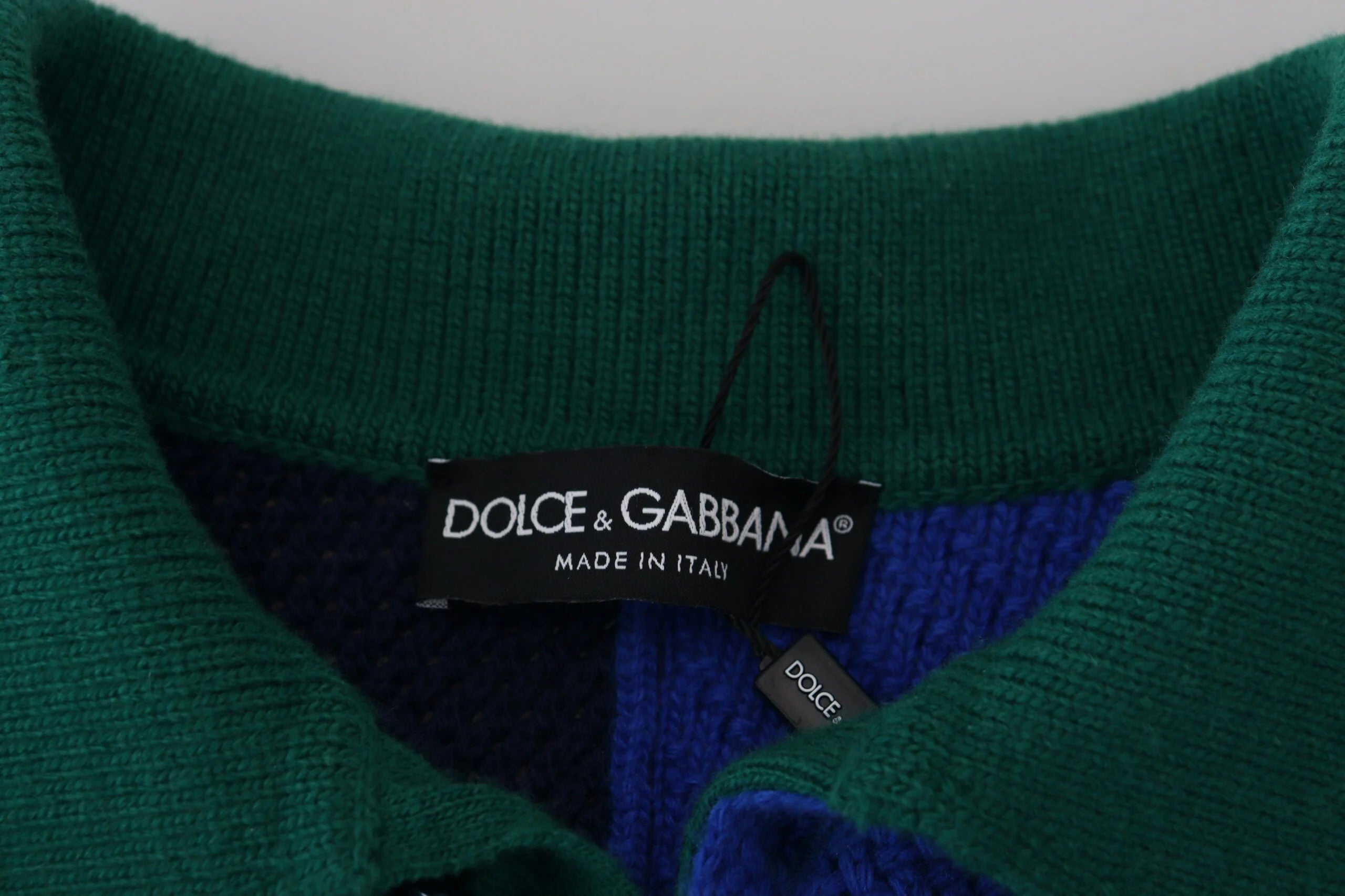 Dolce & Gabbana Multicolor Stripes Wool Pullover Sweater - IT48 | M - Sweaters