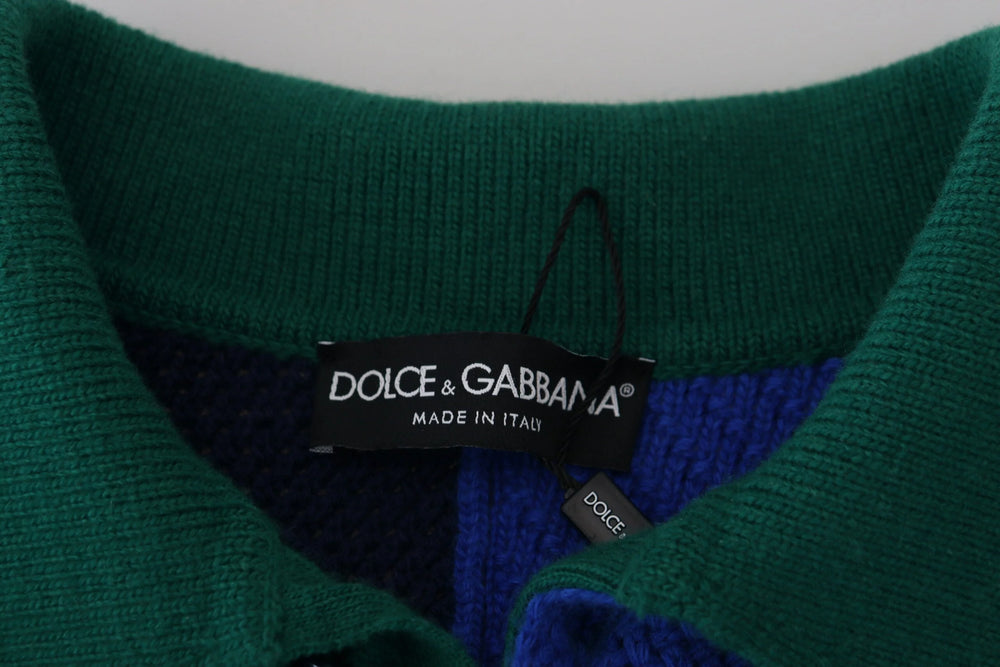 Dolce & Gabbana Multicolor Stripes Wool Pullover Sweater - IT48 | M - Sweaters